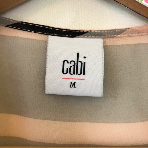 CAbi Underline Stripe blouse 3273 size medium - Picture 3 of 7